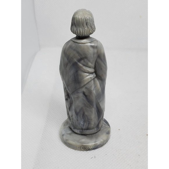 Roxy Grey Man Holding Cross Vintage Game Piece Spare Chess Piece - Picture 3 of 8